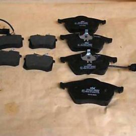 2x brzdové destičky přední + zadní VW Sharan + Galaxy + Alhambra na 15 kola