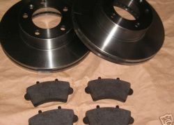 Brzdové kotouče + destičky Renault Master, Opel Movano přední náprava 16