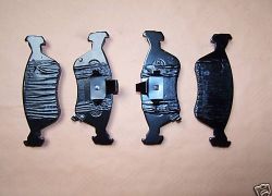 Brzdové destičky přední Toyota Avensis od rv 97-03