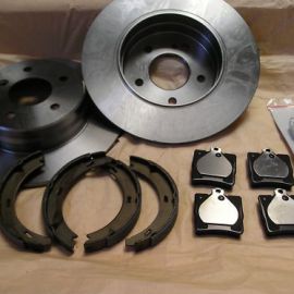 Brzdná sada zadní kompletní Mercedes C-klasse W203, S203