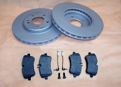 Brzdové kotouče přední ATE + destičky přední Mercedes C-klasse W203, S203 od rv 2000