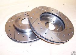 Brzdové kotouče děrované Mercedes C + E Klasse přední náprava