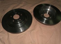 2x brzdové kotouče zadní větrané 330mm Mercedes ML W164