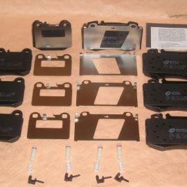 Brzdové destičky přední + zadní Mercedes ML W163 od rv 2000