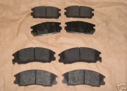 2x Brzdové destičky Hyundai Terracan přední + zadní komplet