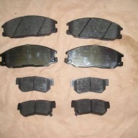 2x brzdové destičky přední + zadní Hyundai Santa Fé