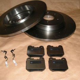 Brzdové kotouče zadní + destičky zadní Mercedes ML W163 od rv 08.2000