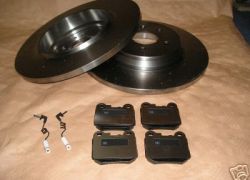 Brzdové kotouče zadní + destičky zadní Mercedes ML W163 od rv 08.2000