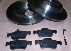 Brzdové kotouče zadní + destičky zadní Mercedes ML W164