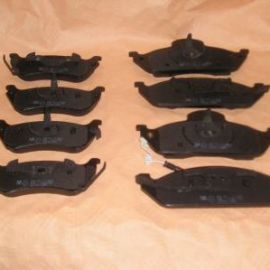 Brzdové destičky přední + zadní Mercedes ML W163 od rv 02.1998-08.2000