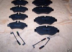 Brzdové destičky přední + zadní Mercedes Sprinter + VW Crafter od rv 2006