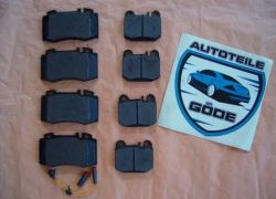 Brzdové destičky přední + zadní Mercedes ML W163 od rv 2000
