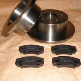 Brzdové kotouče + destičky zadní náprava Fiat Ducato + Boxer + Jumper