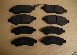 Brzdové destičky od 2006 Fiat Ducato + Boxer + Jumper 100-160er