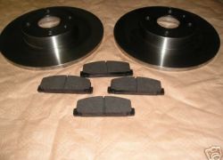 Brzdové kotouče + destičky přední náprava Mazda 323 BJ 1,4 + 1,5ltr