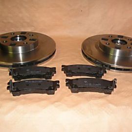 Brzdové kotouče + brzdové destičky přední náprava Mazda 323 BJ 1,6 + 2,0ltr.