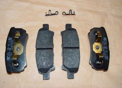 Brzdové destičky zadní náprava Dodge Caliber