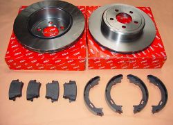 Brzdná sada komplet zadní větrané kotouče Chrysler 300C