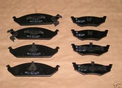 2x brzdové destičky přední + zadní Chrysler Stratus 'JA + JX'