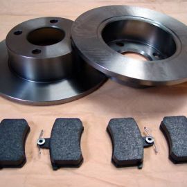 Brzdové kotouče + destičky zadní Audi 80 8C, B4