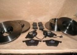 Brzdná sada Audi A4 přední + zadní s kotouči 288mm + 245mm