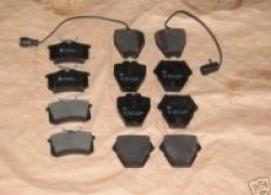 Brzdové destičky přední + zadní Audi A8 od 1999-2002