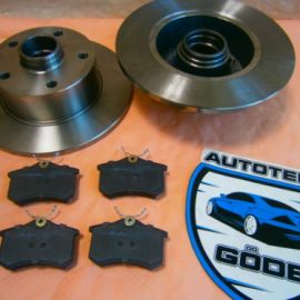 Brzdové kotouče + destičky zadní Audi A4 bez ABS senzoru