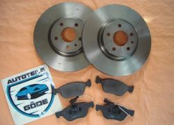 Brzdové kotouče + destičky přední Romeo 147 od rv 01.2001