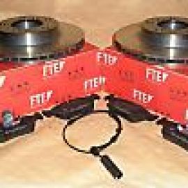 Brzdové kotouče + destičky přední BMW E46