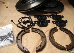 Brzdná sada komplet zadní náprava BMW E46 jen 330er a 4WD