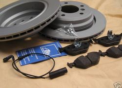 Brzdná sada zadní náprava s ATE kotouči BMW E39