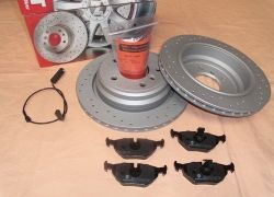 Brzdná sada zadní náprava 'sportovní kotouče' BMW E39 TOURING