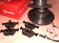 Brzdná sada přední s BREMBO kotouči BMW E39 od 530d