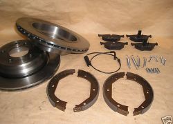 Brzdná sada komplet zadní BMW E39 limuzína