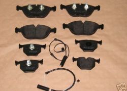 2x brzdové destičky BMW E38 7er jen 750i + 740d