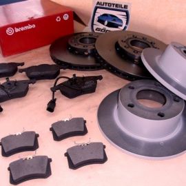 Brzdná sada High Carbon komplet přední + zadní Audi A6 4B + C5