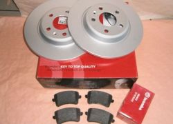 Brzdná sada zadná Brembo Audi A4 od r.v. 11.2007