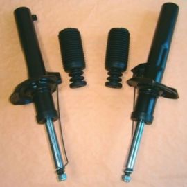 2x tlmiče predné + sada prachoviek a dorazov Škoda Superb od r.v. 03.2008