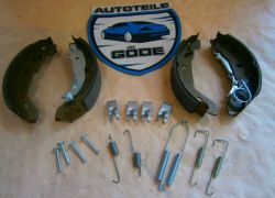 Brzdové čeľustia so sadou pružín zadné Mercedes A Klasse W168