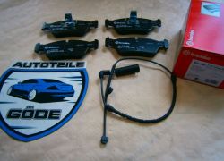 Brzdové platničky predné so snímačom Brembo BMW E46