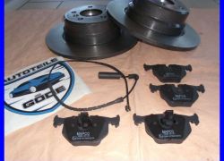 Brzdové kotúče + platničky zadné so snímačom BMW E53/X5