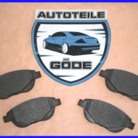 Brzdové platničky predné Peugeot 307 od r.v. 08.2000