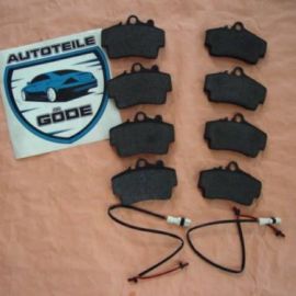 Brzdové platničky predné + zadné komplet so snímačom Porsche Boxter od r.v. 09.1996