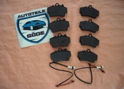 Brzdové platničky predné + zadné komplet so snímačom Porsche Boxter od r.v. 09.1996