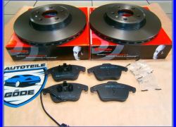 Brzdové kotúče predné Brembo (314mm) + platničky predné  Audi A4 8K2, B8  od r.v. 11.2007