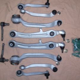 Veľká sada ramien komplet predná náprava Audi A8 4E od: 2003-2010