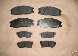 2x brzdové platničky predné + zadné  Hyundai Santa Fé