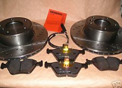 Brzdná sada predná dierované kotúče BMW E39