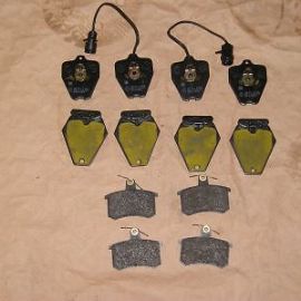 Brzdové platničky predné + zadné Audi A8 od 1994-1998