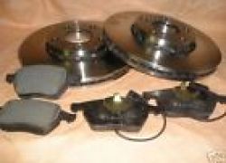 Brzdové kotúče predné 320mm + platničky predné Audi A6 Quattro